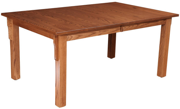 Oak Mission Leg Table