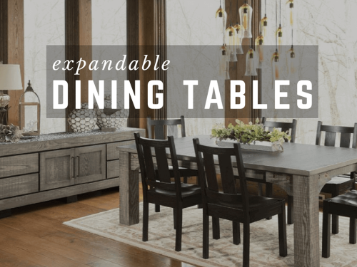 Amish Extendable Dining Tables With Leaves