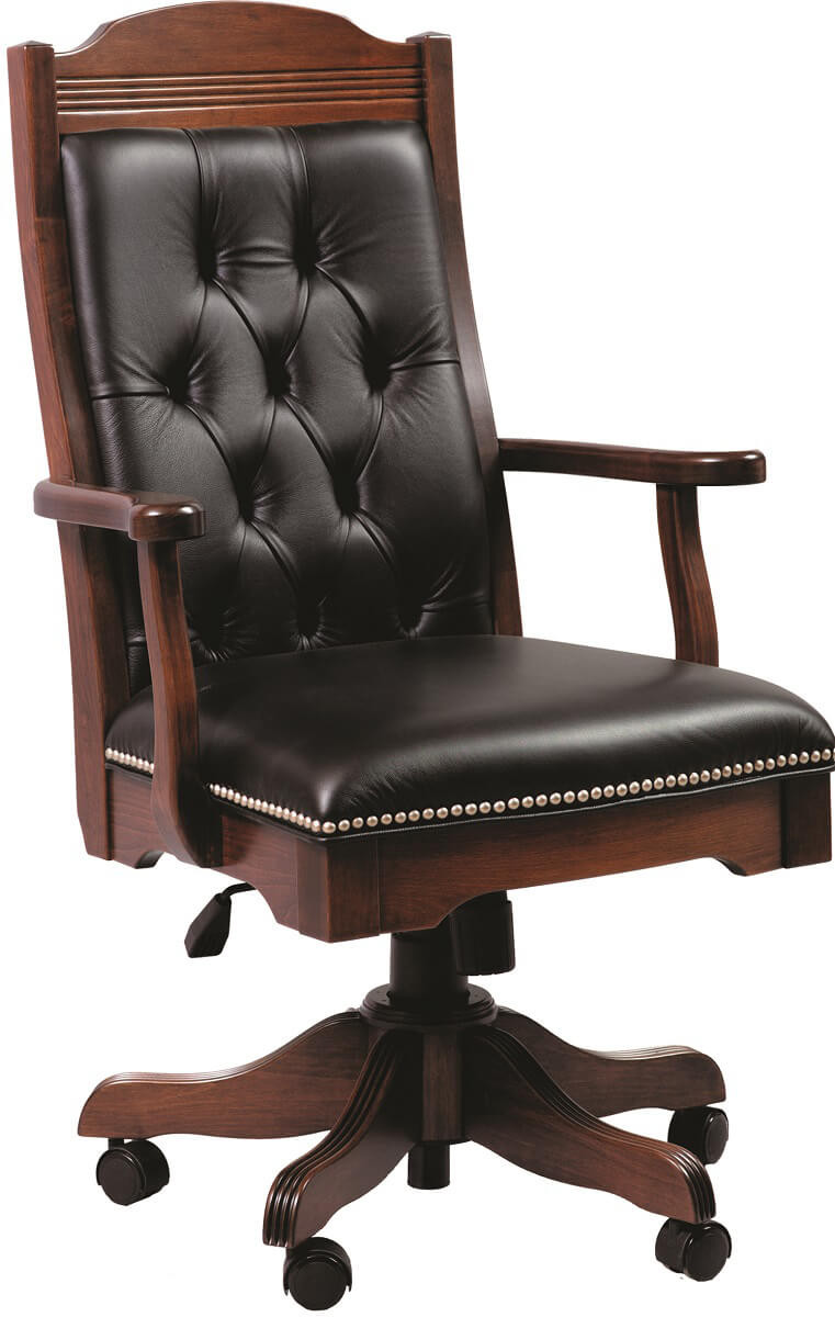 Fairfax Executive Desk Chair Countryside Amish Furniture - Main Image