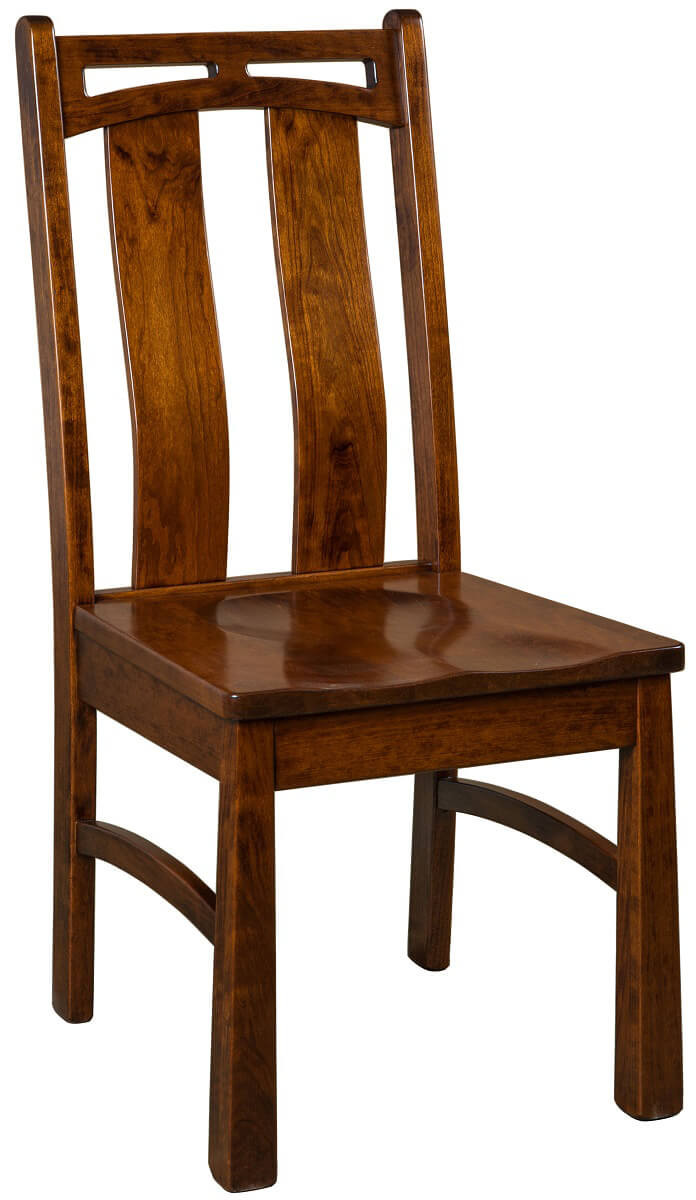 Falling Water Side Chair in Brown Maple