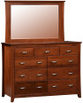 Fayette Tall Dresser with Mirror