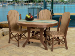 Poly lumber outdoor dining