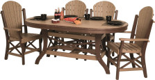 Figi Outdoor Oval Dining Table
