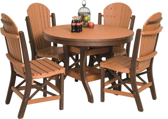 Poly Lumber Figi Outdoor Oval Dining Table