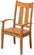 Craftsman Kitchen Chair with Arms