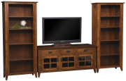 Gentryville TV Stand and Bookcase