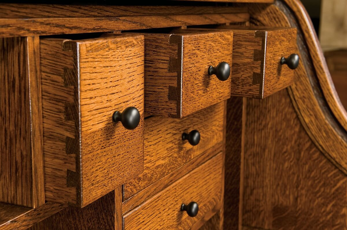 Dovetailed Cubby Desk Drawers