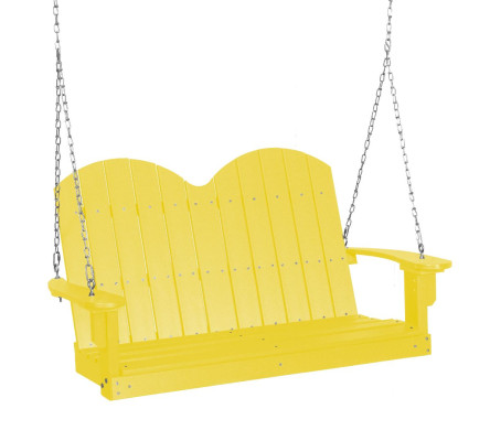 Lemon Yellow Green Bay Outdoor Swing