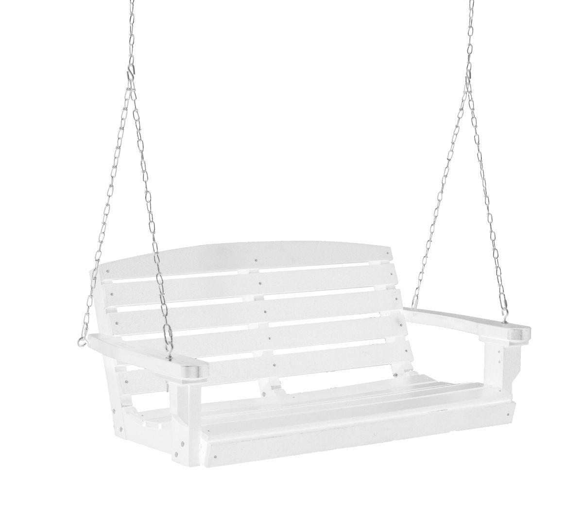 White Green Bay Porch Swing