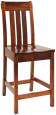 Guadalupe Mission Bar Chair in Brown Maple