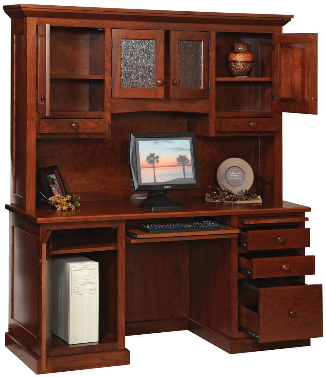 Handmade Wooden Computer Desk
