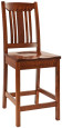 Harding Craftsman Style Amish Bar Chair