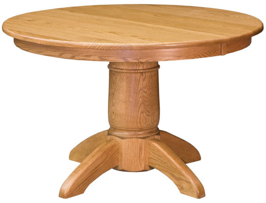 Harper's Ferry Round Oak Dining Table