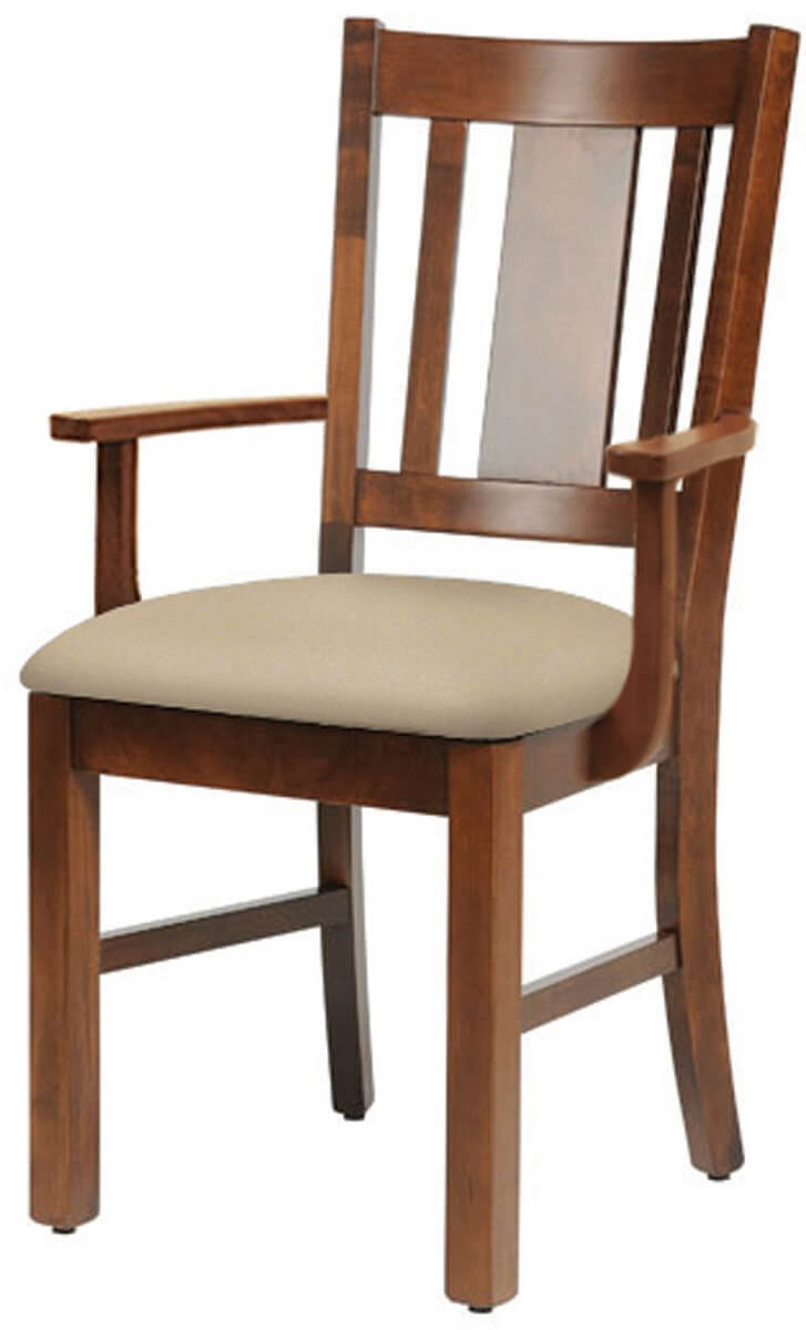 Henredon Solid Wood Arm Chair