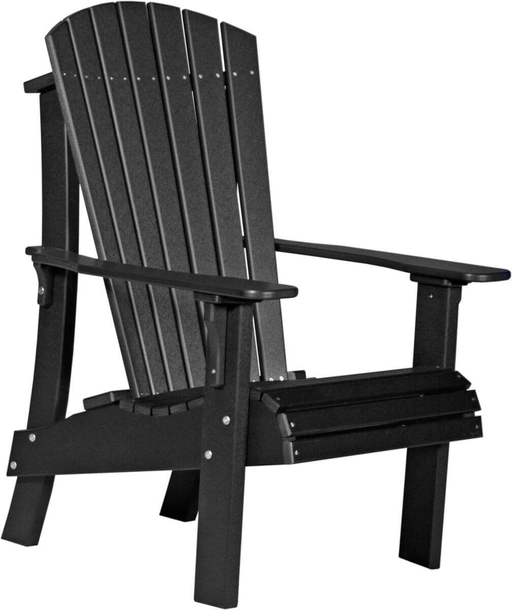 Black Rockaway Highback Adirondack Chair
