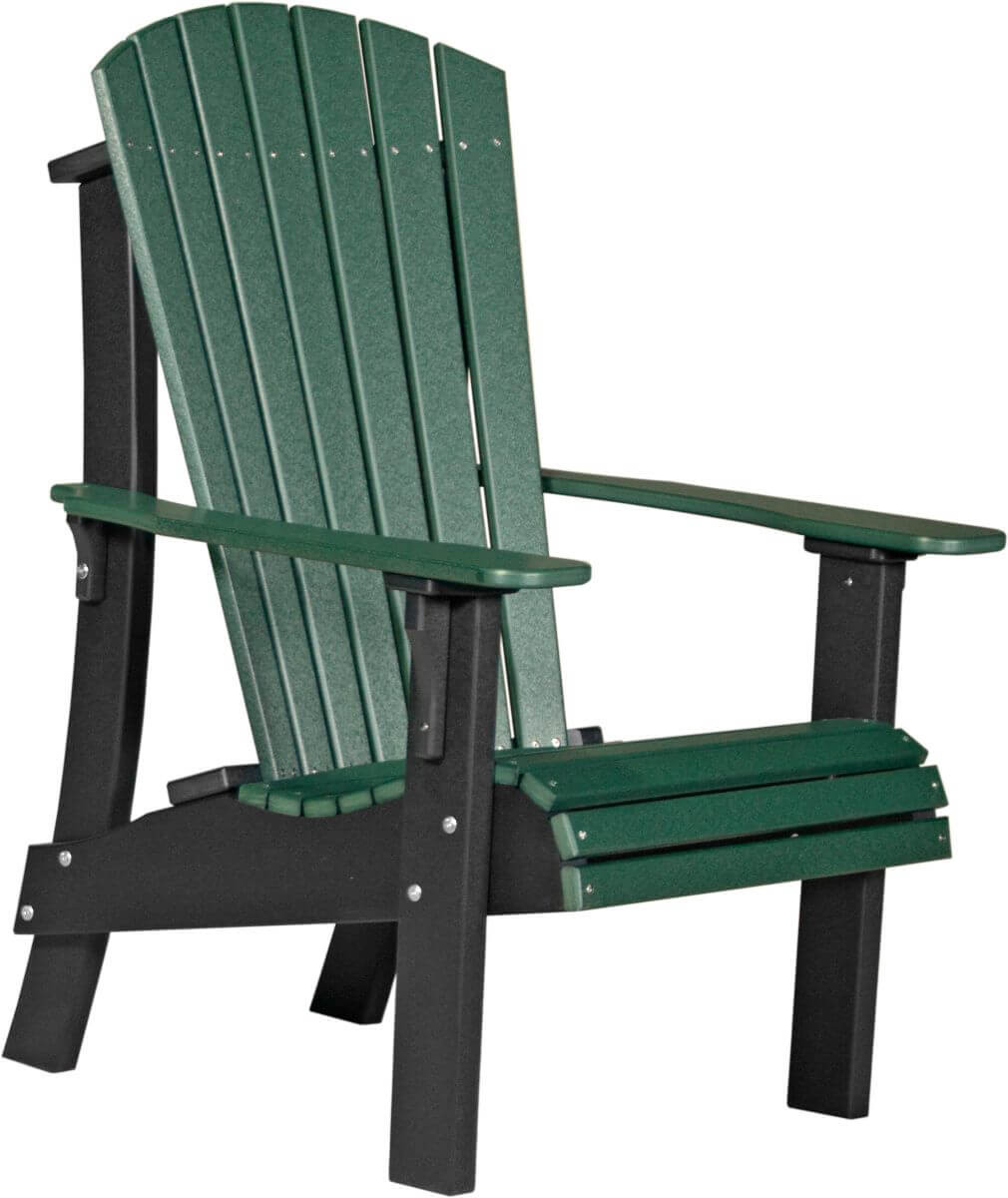 Green and Black Rockaway Highback Adirondack Chair