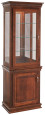 Traditional Curio Display with Cabinet