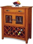 Hollowell Wine Rack Cabinet