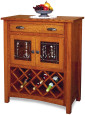 Hollowell Wine Rack Cabinet