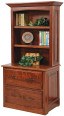 Irvine Lateral File with Bookcase