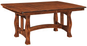 Ladue Butterfly Leaf Trestle Table