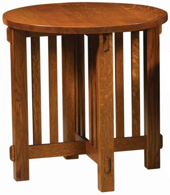 Laird Round End Table