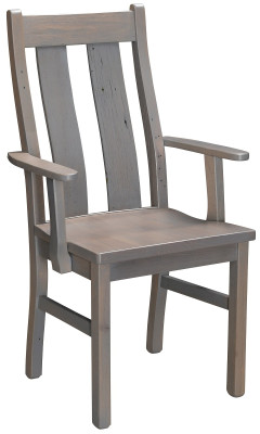 Lamar Reclaimed Kitchen Arm Chair