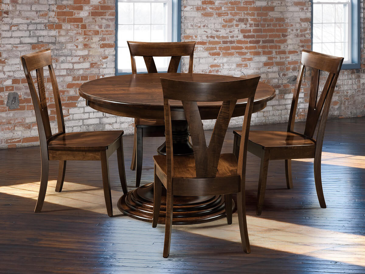 Paired with Plaza Modern Dining Chairs