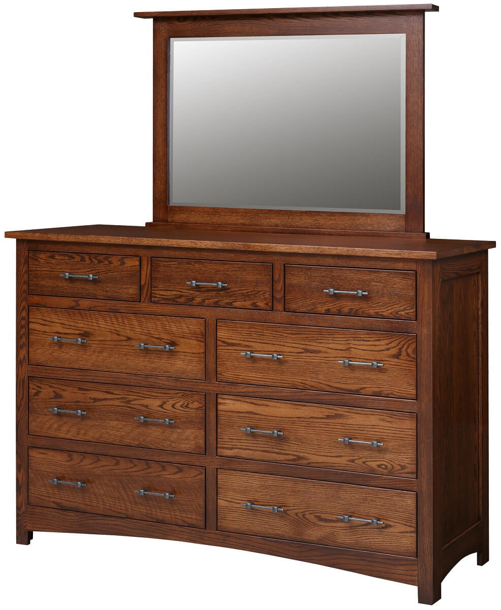 Large Mirrored Dresser