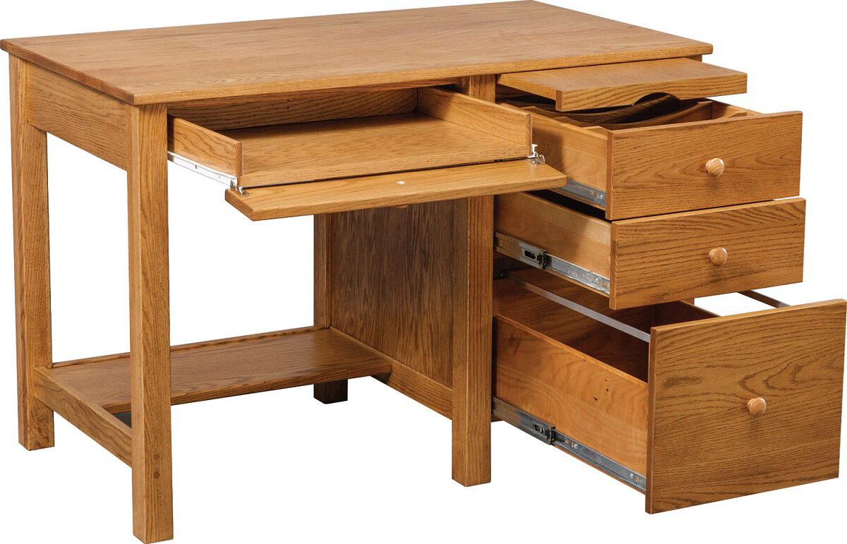 Equipped with full extension drawers