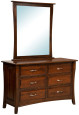 6-Drawer Child's Dresser with Mirror