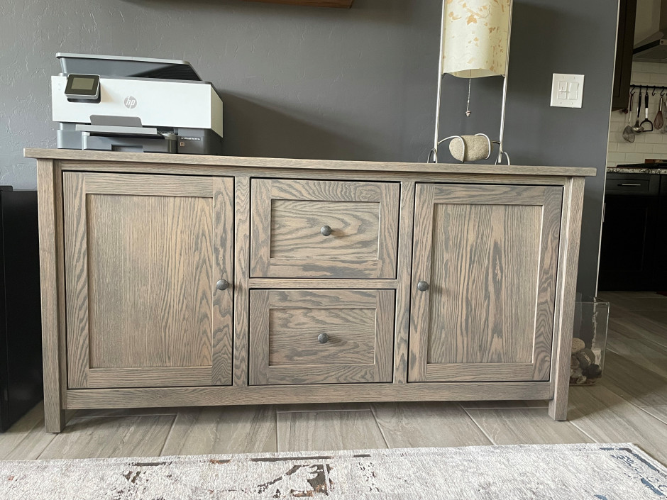 Port Orange 2-Drawer Oak File Cabinet - Countryside Amish Furniture