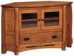Marlette 1-Drawer Corner Cabinet
