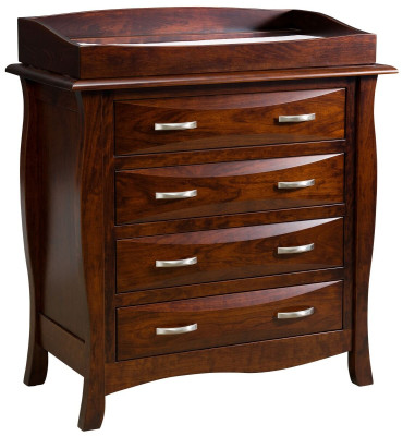 Hardwood Chest with Changing Table Topper