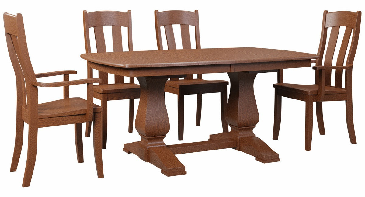 Shown with Morgantown Double Pedestal Table