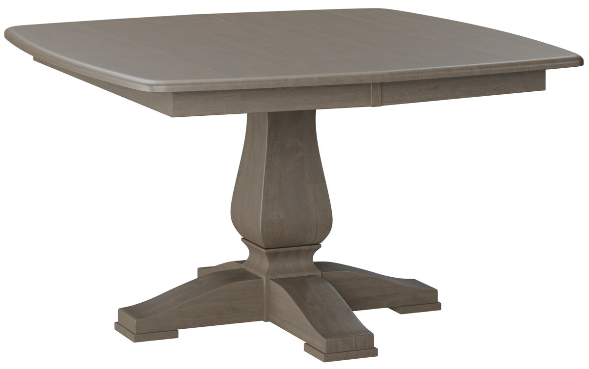 Brown Maple Pedestal Table