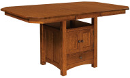 Mt. Marcy Bar Table with Standard Leaf Extended
