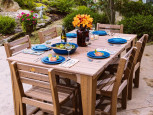 New Guinea Large Outdoor Table and Side Chairs