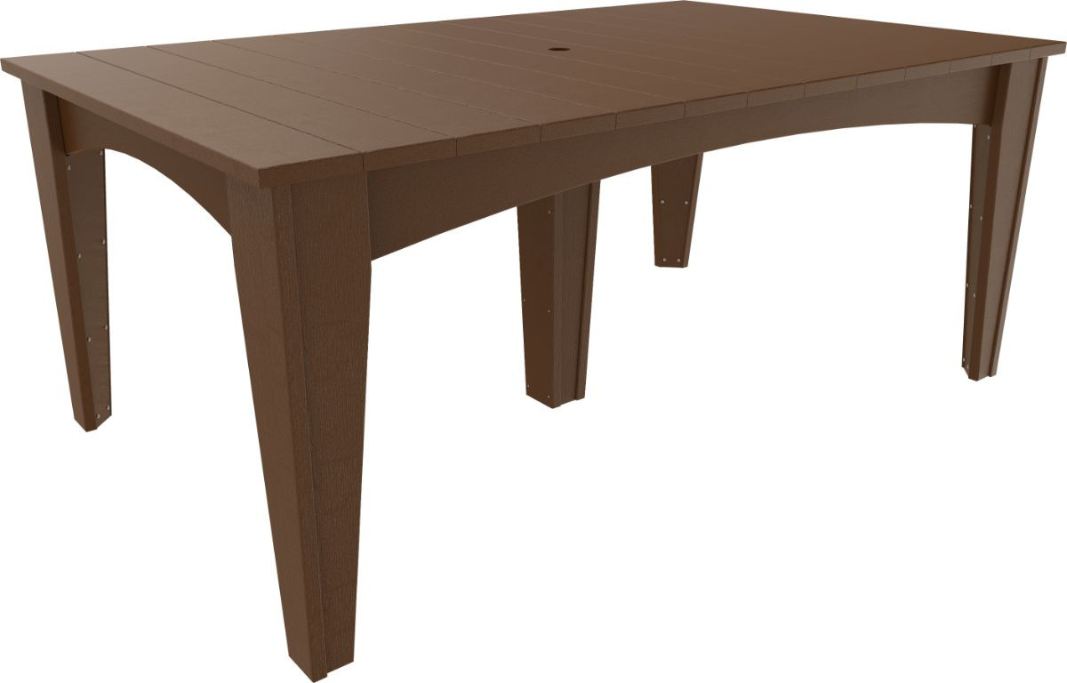 Chestnut Brown New Guinea Large Outdoor Table