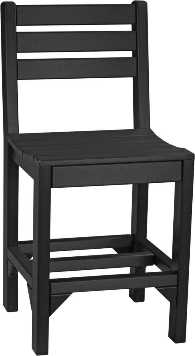 Black New Guinea Outdoor Counter Chair