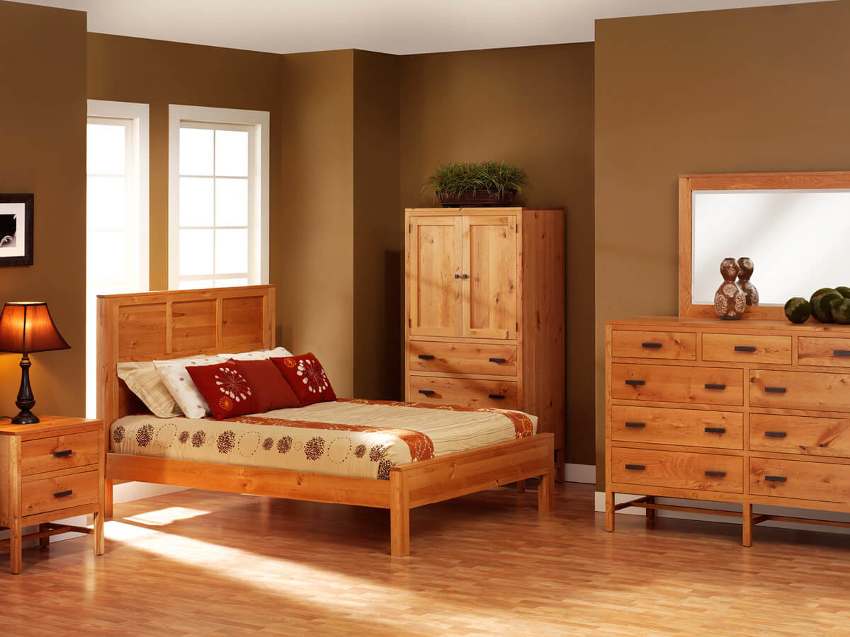 Rustic Cherry Bedroom Furniture