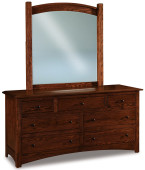 Norway Low Dresser with Mirror