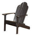 Black Odessa Adirondack Chair