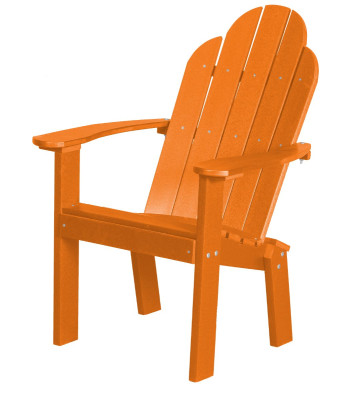Bright Orange Odessa Outdoor Dining Chair
