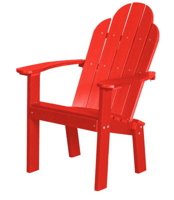 Bright Red Odessa Outdoor Dining Chair