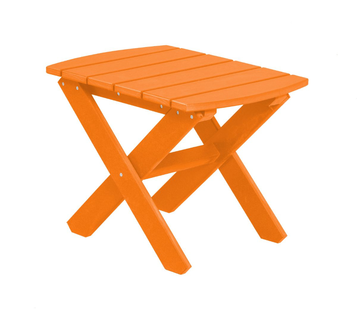 Bright Orange Odessa Outdoor End Table