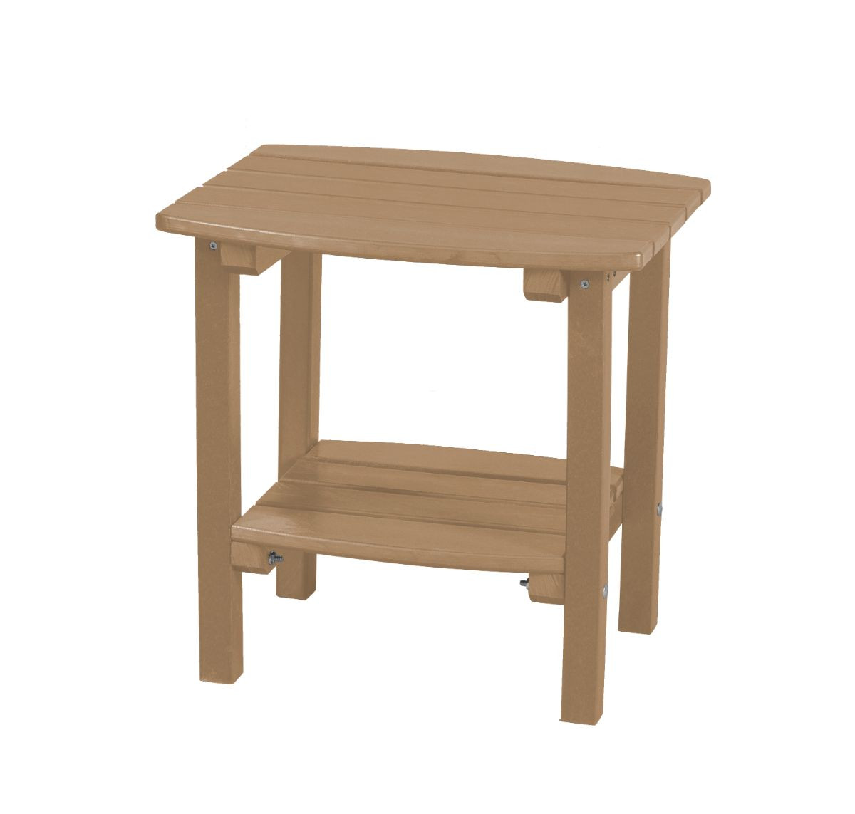 Weathered Wood Odessa Small Outdoor Side Table