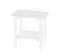 White Odessa Small Outdoor Side Table