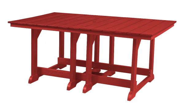 Cardinal Red Oristano Outdoor Dining Table