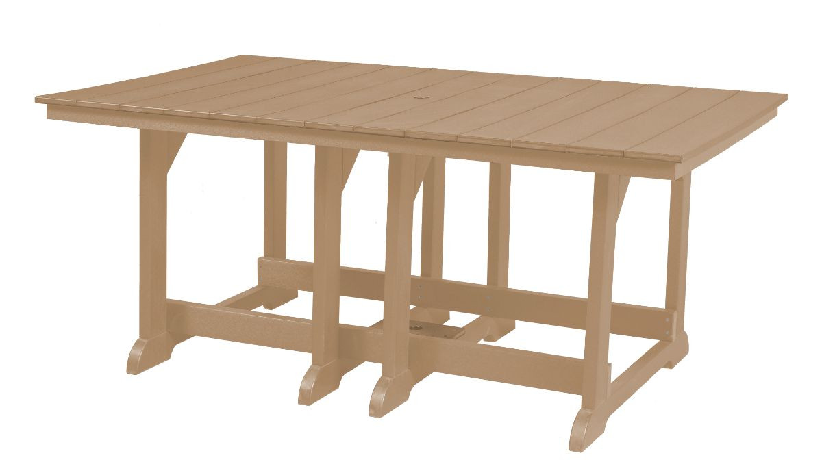 Weathered Wood Oristano Outdoor Dining Table